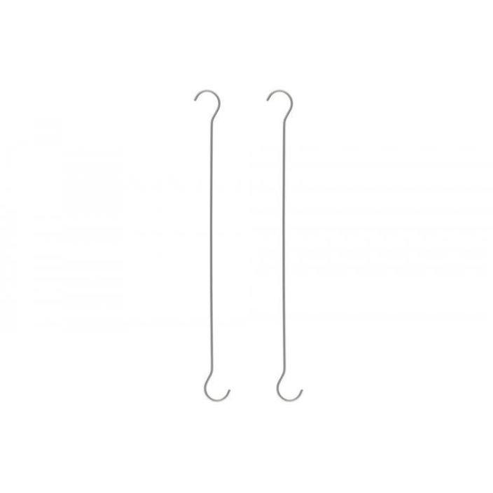 Tarmo Ripustuskoukku harmaa 60 cm 2kpl 330543 tuotekuva 1