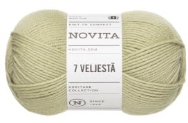 Novita Novita 7 veljestä 3161 vaalea salvia 100g 1823161