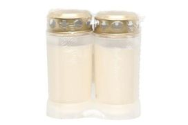 Polar Polar hautakynttilä valk. 2kpl 48h 642197