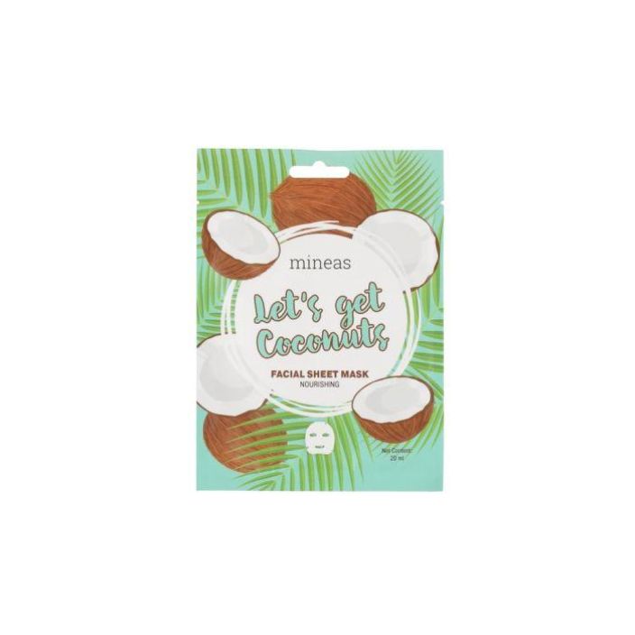 Mineas Kasvonaamio ravitseva Let's get Coconuts 20ml 642974 924-195