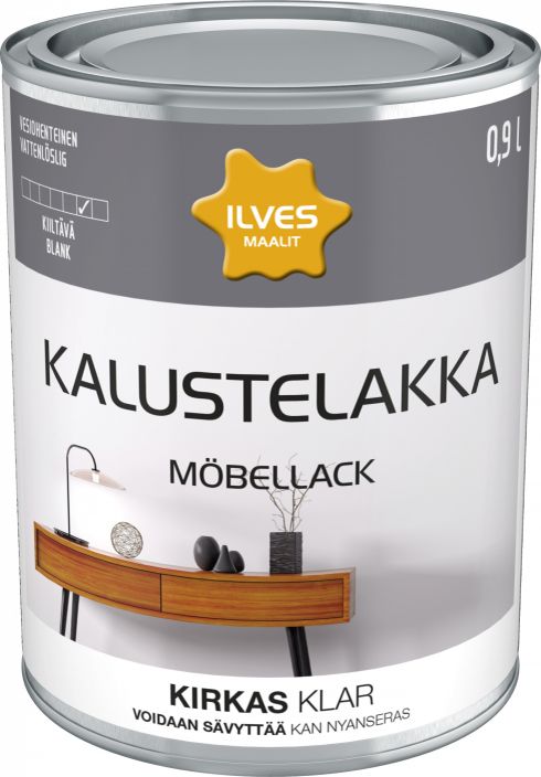 Ilves kalustelakka kiiltava 0,9L IL0746 920-627