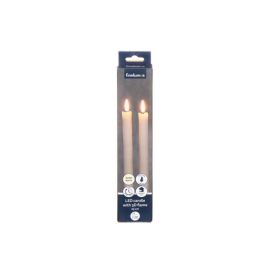 Finnlumor Finnlumor LED-kruunukynttilä 3D liekki 25cm 2kpl 621322