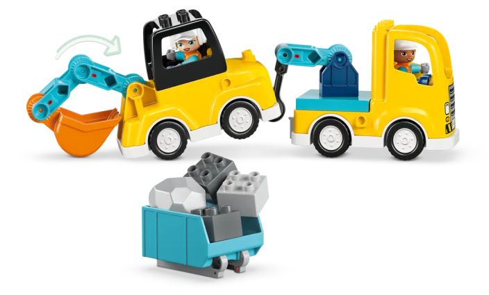 Työmaa-ajoneuvot 3in1 10475 tuotekuva 3