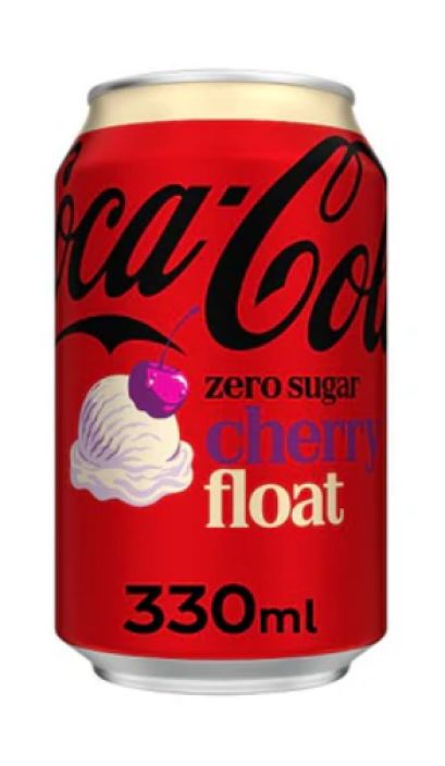 Coca-Cola Zero Sugar Cherry Float 330ml Coca-Cola Zero Sugar Cherry Float 330ml
