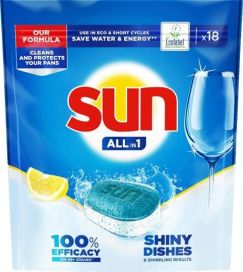 Sun Lemon konetiskitabletti All-in-1 18kpl