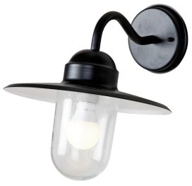 Airam Arvika IP44 E27 seinävalaisin musta 4107298