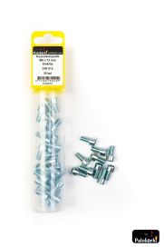 Palokärki Kuusiokolopultti M6x12mm sinkitty 30kpl KUS612