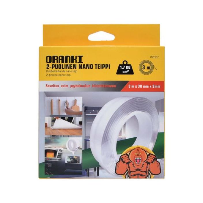 Nano kaksipuoleinen teippi 3m 30mm x 2M