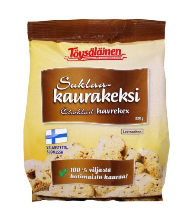Toysalainen suklaakaurakeksi 220g 901-653