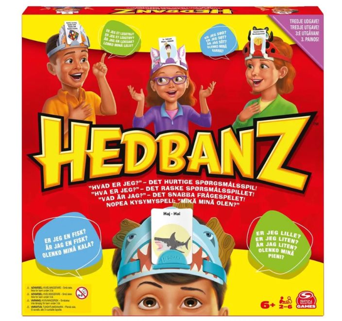 Hedbanz -peli DK/NO/SE/FI 6074786 926-2279 verkkoon