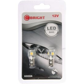 C-Bright C-Bright LED-Polttimopari BA9S 12V valk. 29-242VA