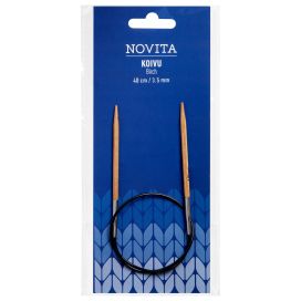 Novita koivu pyöröpuikot 40cm 3,5mm