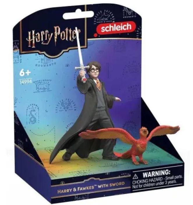 Schleich Harry Potter - Fawkes ja miekka 14994 Schleich x Harry Potter. Setissa Harry, Fawks ja Rohkelikon miekka.. Schleich Harry Potter - Fawkes ja miekka 14994 Schleich x Harry Potter. Setissa Harry, Fawks ja Rohkelikon miekka..