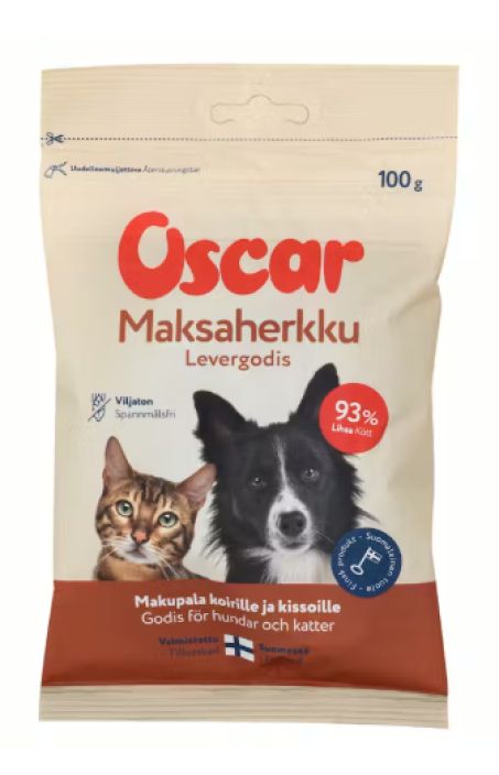 Oscar Maksaherkku 100g 3007 Oscar Maksaherkku 100g 3007