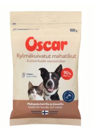 Oscar Oscar Kylmäkuivattu mahatikku 100g 3003