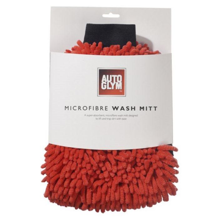 Autoglym Microfibre Wash Mitt Tiivis ja huippuimukykyinen Microfibre Wash Mitt helpottaa lian irrotusta ja poistoa etenkin