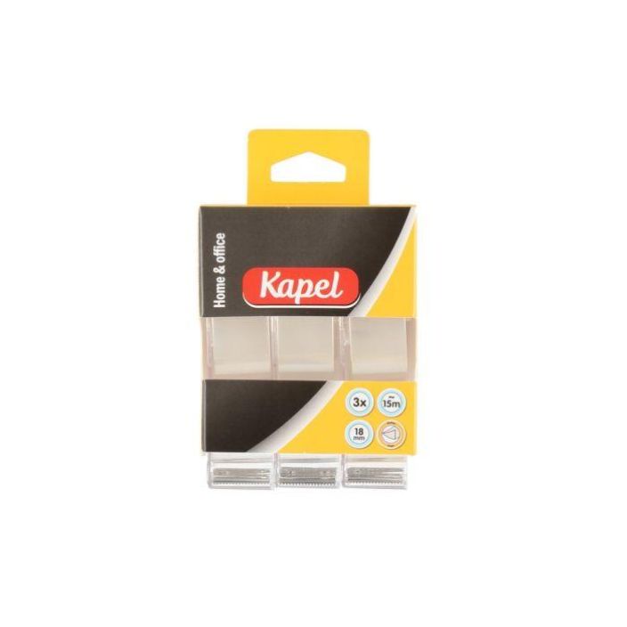 Kapel teippi kirkas 3kpl 153195 924-4699