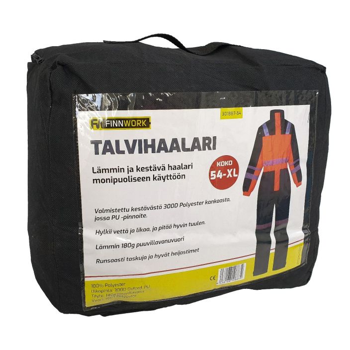 Finnwork Talvihaalari oranssi/sininen 301887B 995-077
