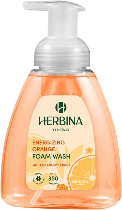Herbina vaahtosaippua Energizing Orange 300ml 1000000776 957-041