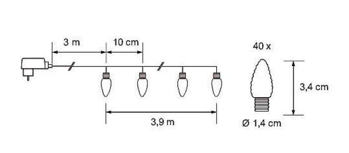 Airam Maisa led valosarja lämminvalk. 9478983 tuotekuva 2