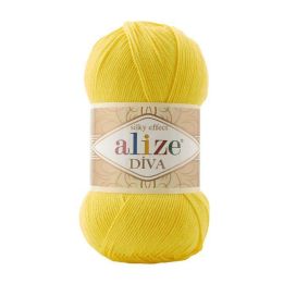 Alize Diva 110 keltainen 100g