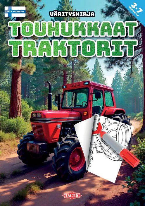 Touhukkaat traktorit varityskirja 53016 926-1982 Touhukkaat traktorit varityskirja 53016 926-1982