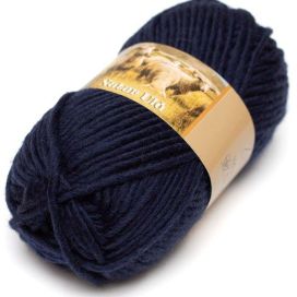 Hjertegarn Natur Uld 0990 Tummansininen 100g