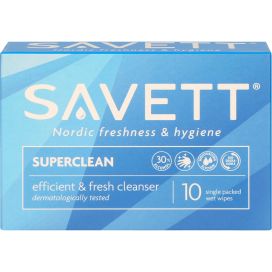Savett Superclean kosteuspyyhe 10kpl