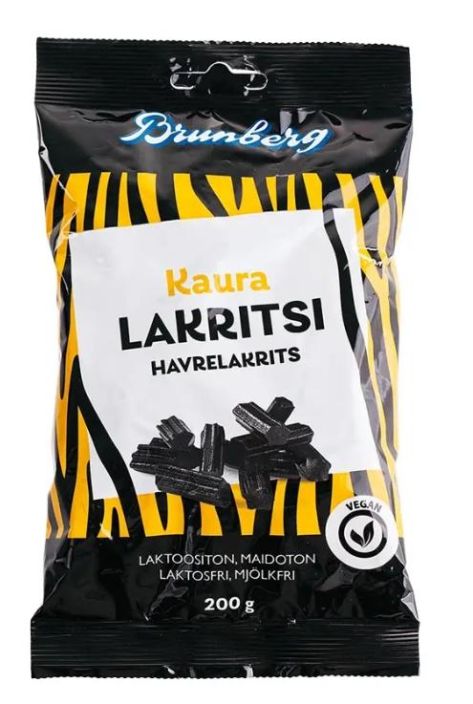 Brunberg kauralakritsi 200g 6812 Brunberg kauralakritsi 200g 6812