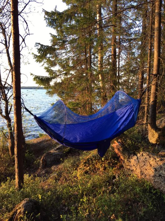 Retki riippumatto hyttysverkolla, kotelomalli R5645 tuotekuva 2