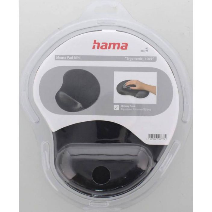 HAMA Hiirimatto Ergonominen Mini HAMA Hiirimatto Ergonominen Mini Musta