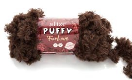 Alize Alize Puffy FurLove 493 suklaanruskea 100g APFU-493