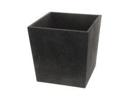 4Living Termoruukku Cubic musta 48x48x48cm 