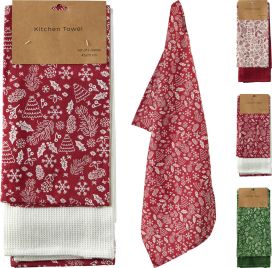 Jouluinen keittiöpyyhe 70x45cm 2kpl