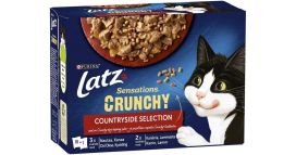 Latz Latz Agail Sensations Crunchy 10x85g+40g Countryside lajitelma hyytelössä 12450225