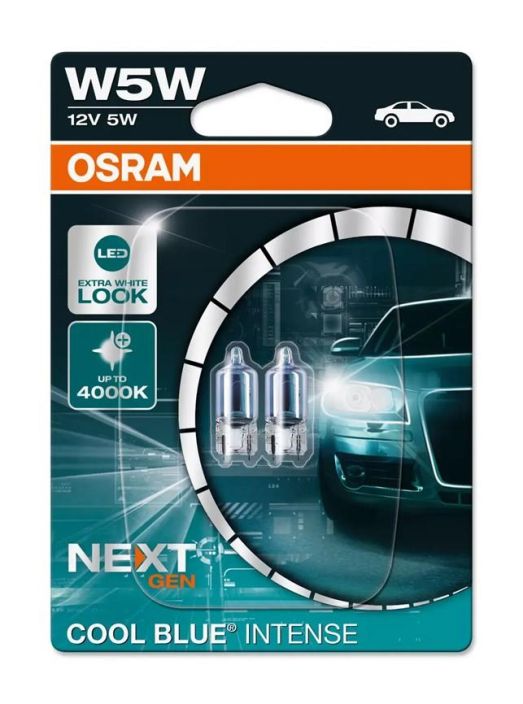 Osram W5W Blue 2kpl 10-2825HCBI-02B / 10-2825CBN-02B 908-1683
