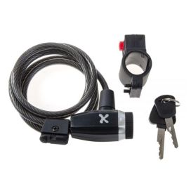 GTX spiraalilukko musta 12mm 180cm