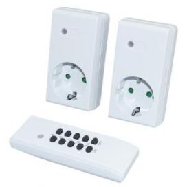 Kauko-ohjattava pistorasia 2-os 16A