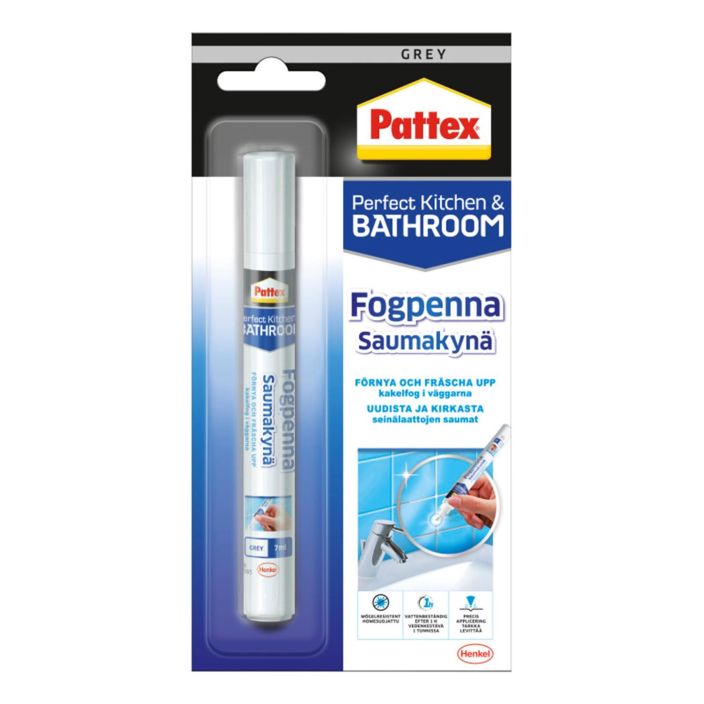 Pattex Saumakyna 7ml harmaa 2683116 938-543