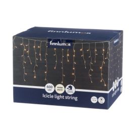 Finnlumor Valoketju Jääpuikko 600LED lämmin valkoinen
