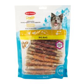 BF Double herkkuluutikku kana & ankka 12cm 40kpl 390g