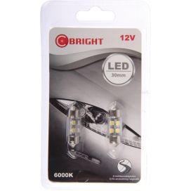 C-Bright C-Bright LED-Polttimopari C5W 30mm 12V valk. 29-272VA