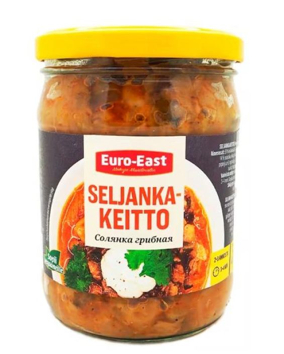 Euro-East Seljankakeitto sienilla 480g 901-684 Euro-East Seljankakeitto sienilla 480g 901-684