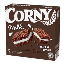 Corny Milk Dark & White välipalapatukka 4x30g