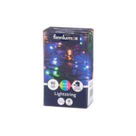 Finnlumor Valoketju 80LED monivärinen