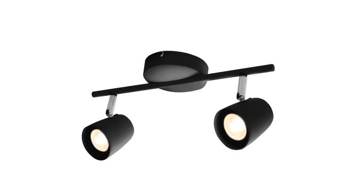 Kattovalaisin Airam Scandic led spot S 2xGU10 musta Kattovalaisin Airam Scandic led spot S 2xGU10 musta
