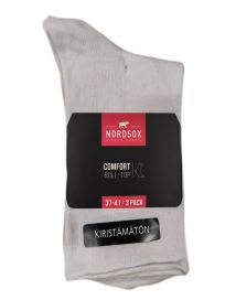 Nordsox naisten roll-top sukka kiristämätön 3-pack 37-41