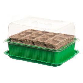 4Living Pienoiskasvihuone turveruukuilla 4x4cm 24kpl 100965