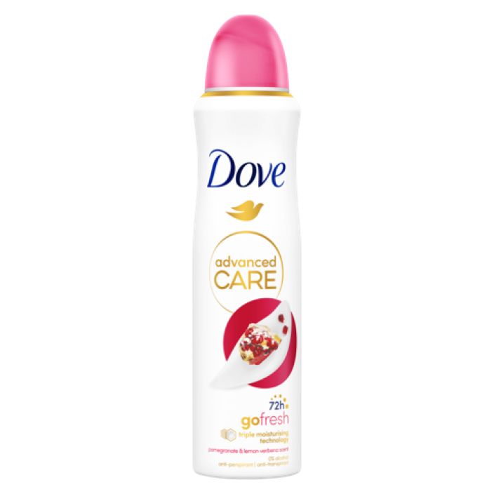 Dove Spray 72h Advanced Care Pomegranate&Lemon Verbena 150ml T130670 910-1125 Dove Spray 72h Advanced Care Pomegranate&Lemon Verbena 150ml T130670 910-1125