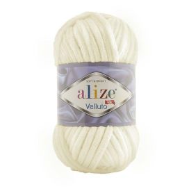 Alize Velluto lanka 062 vaalea kerma 100g